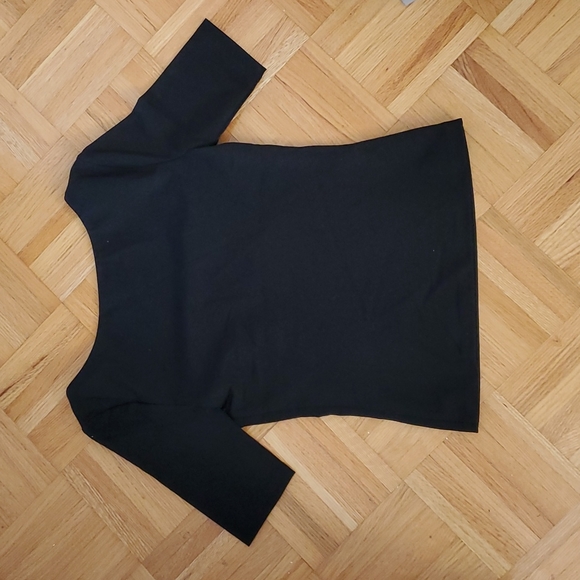 Square neck fitted short sleeve top XS - Picture 2 of 2